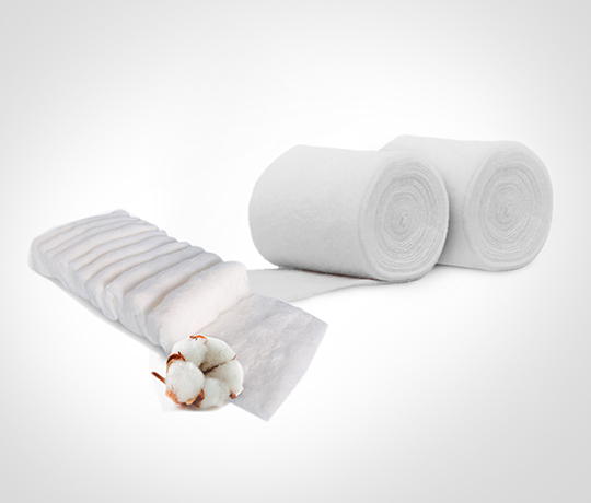 COTTON WOOL ROLLS AND PLEATS manufacturers in India